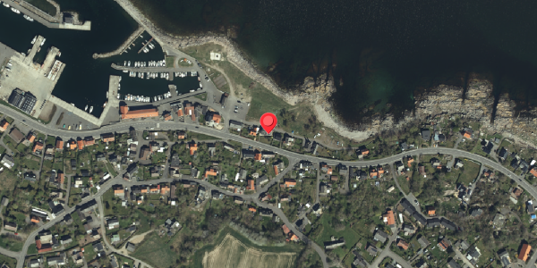 Oversvømmelsesrisiko fra vandløb på Sdr. Strandvej 15, 3770 Allinge