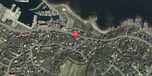 Oversvømmelsesrisiko fra vandløb på Sdr. Strandvej 16, 3770 Allinge