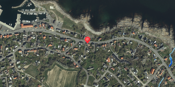 Oversvømmelsesrisiko fra vandløb på Sdr. Strandvej 24, 3770 Allinge