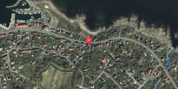 Oversvømmelsesrisiko fra vandløb på Sdr. Strandvej 26, 3770 Allinge
