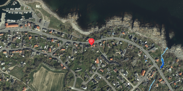 Oversvømmelsesrisiko fra vandløb på Sdr. Strandvej 32, 3770 Allinge