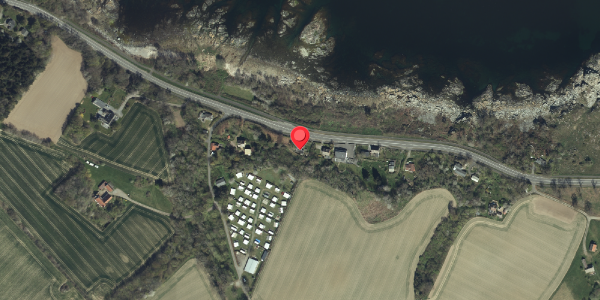 Oversvømmelsesrisiko fra vandløb på Sdr. Strandvej 110, 3770 Allinge