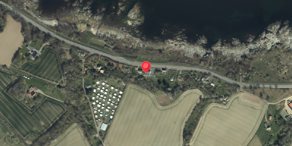 Oversvømmelsesrisiko fra vandløb på Sdr. Strandvej 114, 3770 Allinge