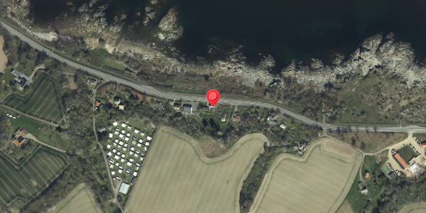 Oversvømmelsesrisiko fra vandløb på Sdr. Strandvej 116, 3770 Allinge