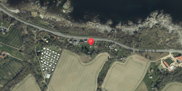 Oversvømmelsesrisiko fra vandløb på Sdr. Strandvej 118, 3770 Allinge