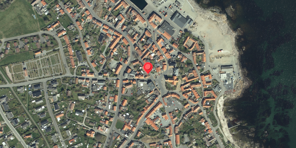 Oversvømmelsesrisiko fra vandløb på Skolegade 1, 3770 Allinge