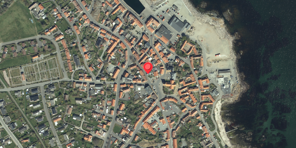 Oversvømmelsesrisiko fra vandløb på Skolegade 2, 3770 Allinge