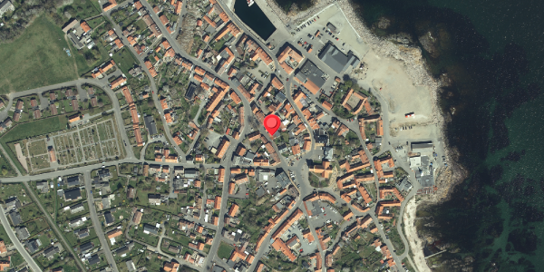 Oversvømmelsesrisiko fra vandløb på Skolegade 4, 3770 Allinge
