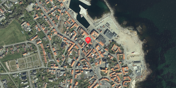 Oversvømmelsesrisiko fra vandløb på Skomagerstræde 3, 3770 Allinge
