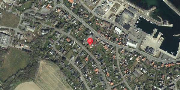 Oversvømmelsesrisiko fra vandløb på Smedebakken 1B, . , 3770 Allinge