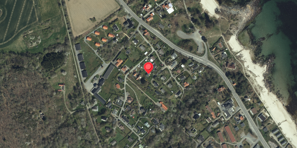 Oversvømmelsesrisiko fra vandløb på Storedalen 4B, 3770 Allinge