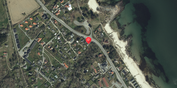 Oversvømmelsesrisiko fra vandløb på Storedalen 15, 3770 Allinge