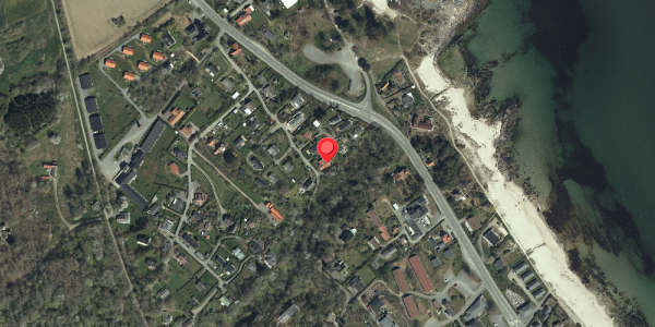 Oversvømmelsesrisiko fra vandløb på Storedalen 19B, 3770 Allinge