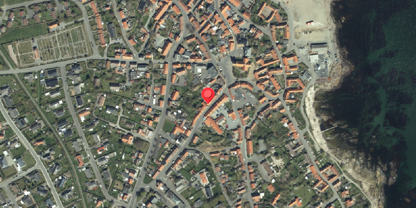 Oversvømmelsesrisiko fra vandløb på Storegade 10, st. th, 3770 Allinge