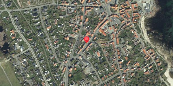 Oversvømmelsesrisiko fra vandløb på Storegade 28, 3770 Allinge