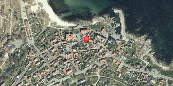 Oversvømmelsesrisiko fra vandløb på Strandgade 1, 3770 Allinge