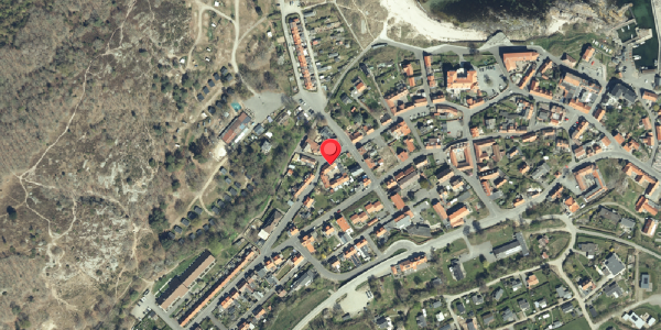 Oversvømmelsesrisiko fra vandløb på Strandgade 7, 3770 Allinge