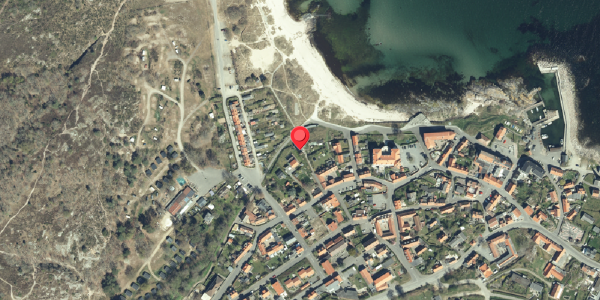 Oversvømmelsesrisiko fra vandløb på Strandgade 30, 3770 Allinge