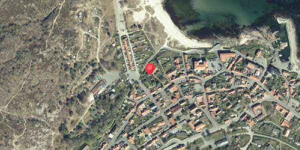 Oversvømmelsesrisiko fra vandløb på Strandgade 36, 3770 Allinge