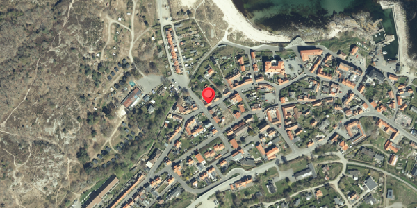 Oversvømmelsesrisiko fra vandløb på Strandgade 40, 3770 Allinge