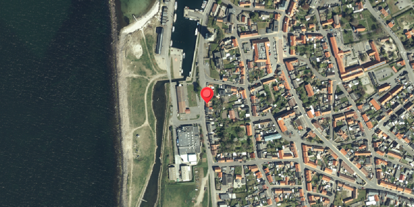 Oversvømmelsesrisiko fra vandløb på Strandgade 3, 3790 Hasle