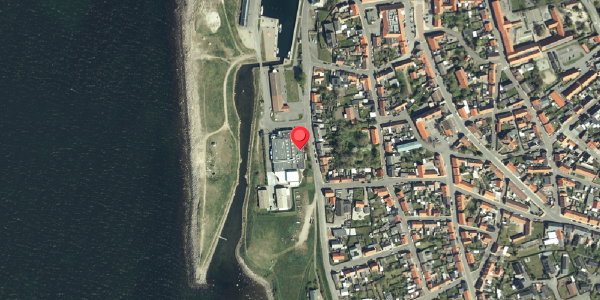 Oversvømmelsesrisiko fra vandløb på Strandgade 8, 3790 Hasle