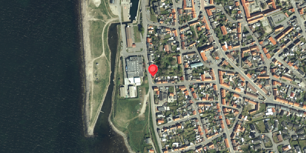 Oversvømmelsesrisiko fra vandløb på Strandgade 21, 3790 Hasle