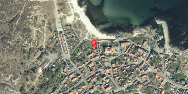 Oversvømmelsesrisiko fra vandløb på Strandstræde 1, 3770 Allinge