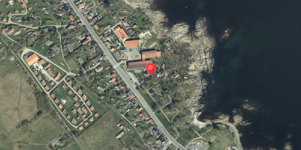 Oversvømmelsesrisiko fra vandløb på Strandvejen 4, 3770 Allinge