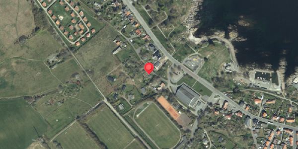 Oversvømmelsesrisiko fra vandløb på Strandvejen 13A, 3770 Allinge