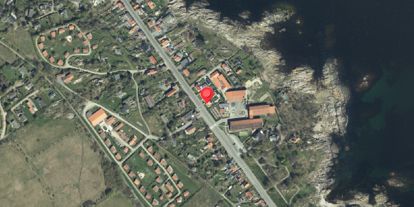 Oversvømmelsesrisiko fra vandløb på Strandvejen 18, 3770 Allinge