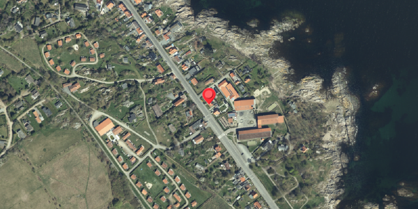 Oversvømmelsesrisiko fra vandløb på Strandvejen 20, 3770 Allinge
