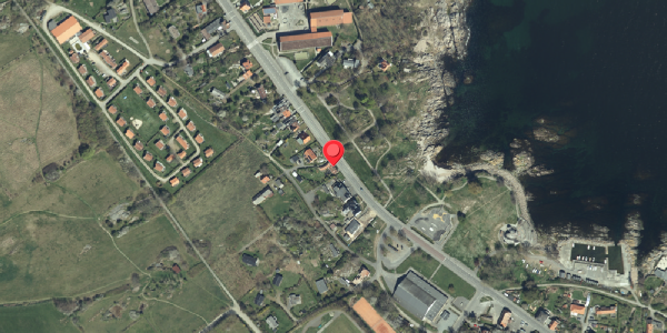 Oversvømmelsesrisiko fra vandløb på Strandvejen 21, 3770 Allinge