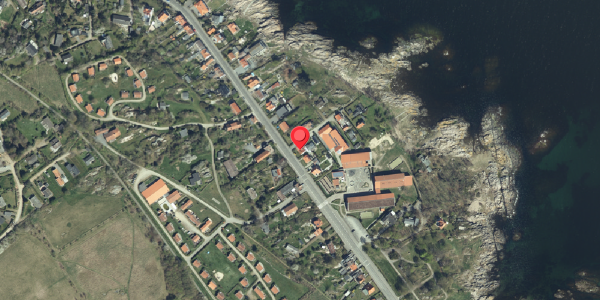 Oversvømmelsesrisiko fra vandløb på Strandvejen 22, 3770 Allinge