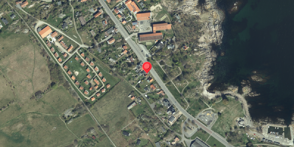 Oversvømmelsesrisiko fra vandløb på Strandvejen 29, 3770 Allinge