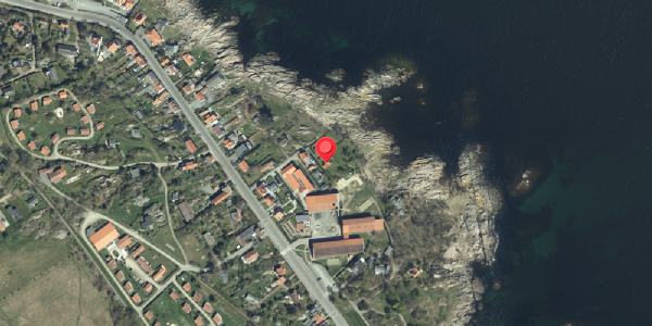 Oversvømmelsesrisiko fra vandløb på Strandvejen 30, 3770 Allinge