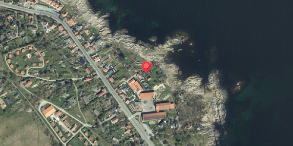 Oversvømmelsesrisiko fra vandløb på Strandvejen 32, 3770 Allinge