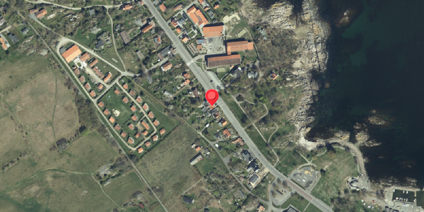 Oversvømmelsesrisiko fra vandløb på Strandvejen 33, 3770 Allinge