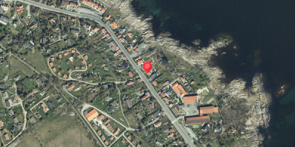 Oversvømmelsesrisiko fra vandløb på Strandvejen 40, 3770 Allinge