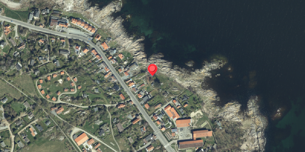 Oversvømmelsesrisiko fra vandløb på Strandvejen 44, 3770 Allinge