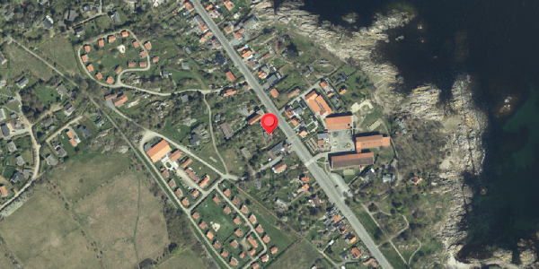 Oversvømmelsesrisiko fra vandløb på Strandvejen 47, 3770 Allinge