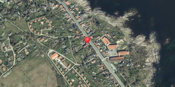 Oversvømmelsesrisiko fra vandløb på Strandvejen 49, 3770 Allinge