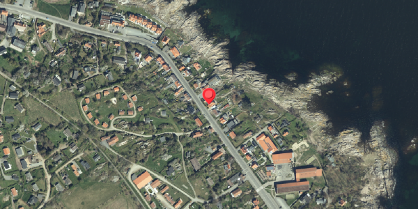 Oversvømmelsesrisiko fra vandløb på Strandvejen 50, 3770 Allinge