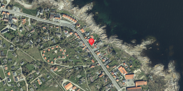 Oversvømmelsesrisiko fra vandløb på Strandvejen 54, 3770 Allinge