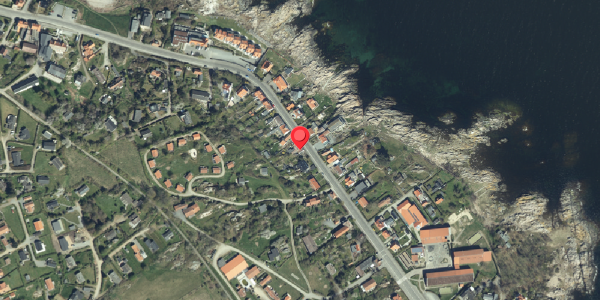Oversvømmelsesrisiko fra vandløb på Strandvejen 59, 3770 Allinge