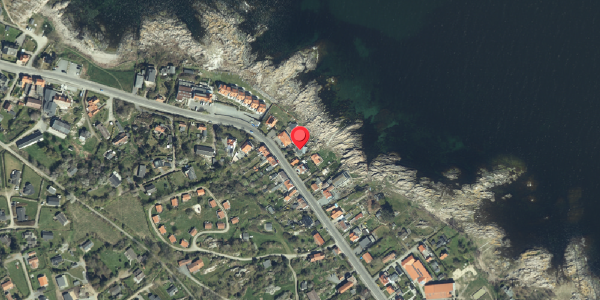 Oversvømmelsesrisiko fra vandløb på Strandvejen 60, 3770 Allinge