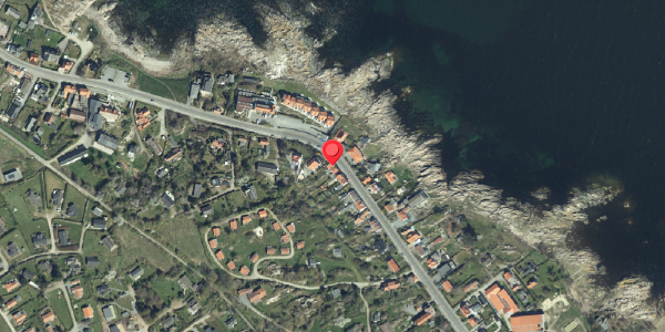 Oversvømmelsesrisiko fra vandløb på Strandvejen 73, 3770 Allinge