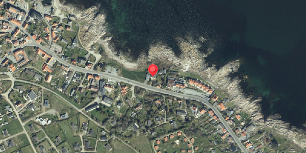 Oversvømmelsesrisiko fra vandløb på Strandvejen 74, 3770 Allinge