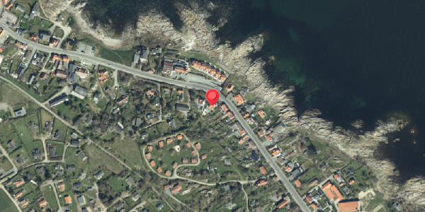 Oversvømmelsesrisiko fra vandløb på Strandvejen 75, 3770 Allinge