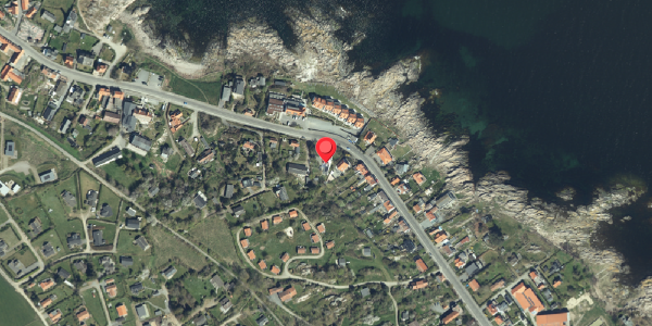 Oversvømmelsesrisiko fra vandløb på Strandvejen 77, 3770 Allinge